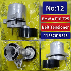 Belt Tensioner With Pulley 11287619248 11287649968 11288573415 Compatible With BMW 5 Series F10 & X3 (F25) Tag No.12