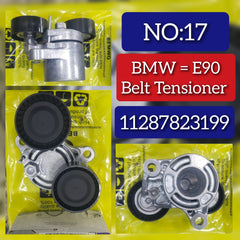 Belt Tensioner With Pulley 11287823199 11288507416 11288512233 Compatible With BMW 3 Series (E90) & 5 Series (F10) & 7 Series (F01, F02, F03, F04) & X5 (F15, F85) & X6 (F16, F86)