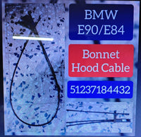 Bonnet Hood Cable 51237184432/51237060552 Compatible With BMW 3-Series E90 & X1 E84