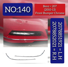 Front Bumper Chrome Right 2078852021 & Left 2078851921 Compatible With Mercedes-Benz E-Class W207 (2010-2013) Tag No.140