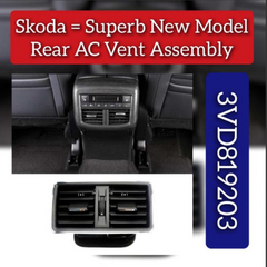 Skoda Superb New Model Rear AC Vent Assembly 3VD819203 OEM Replacement