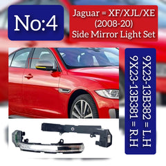 Dynamic Turn Signal LED Mirror Light Left 9X2313B381 & Right 63137308536 Compatible with