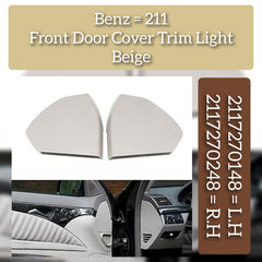Front Door Trim Panel Cover Set Left 2117270148 Right 2117270248 Compatible With Mercedes & Mercedes Benz E CLASS W211 2002-2009