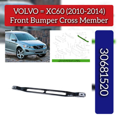 Front Bumper Cross Member 30681520 Compatible With VOLVO XC60 (2010-2014)