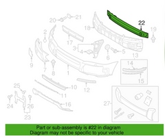 Front Bumper Member 31253239 Compatible With VOLVO XC90 Old Model (2003-2014)