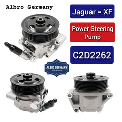 Power Steering Pump C2D2262 LR00750 9X23-3A696-AA Compatible with JAGUAR XF I (X250) XJ (X351) XF - Small Pulley