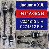Rear Right Drive Axle Shaft Assembly L.F C2Z4813 R.H C2Z4812 Compatible With JAGUAR XJ (X351)