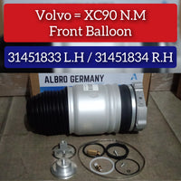 Front Air Suspension Springs Right 31451834 & Left 31451833 31476850 32269548 Compatible With VOLVO XC90 II (256) (2015-16)