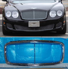 Silver Show Grill Outer Chrome 3W0853667 Compatible With Bentley Flying Spur (2009-2012) Tag No.1