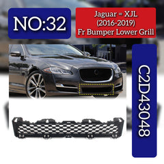 Front Bumper Lower Grill C2D43048 Compatible With Jaguar XJL (2016-2019) Tag No.32