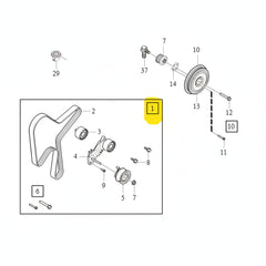 Timing Belt Kit CT1216K3 31430200/31460881 Compatible With VOLVO S60 II (134), S90 II (234), V90 II Estate (235), XC40 (536), XC60 I SUV (156), XC60 II (246), XC90 II (256) (CONTINENTAL)