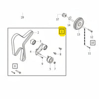 Timing Belt Kit CT1216K2 31460881 Compatible With VOLVO S60 II (134), S90 II (234), V90 II Estate (235), XC40 (536), XC60 I SUV (156), XC60 II (246), XC90 II (256) (CONTINENTAL)