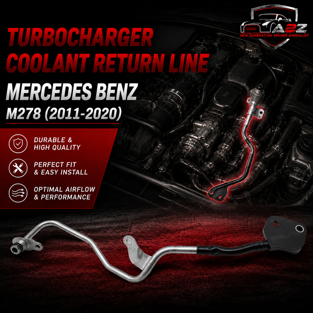 Turbocharger Coolant Return Line 2782001751 Compatible With Mercedes Benz M278