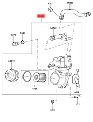 OIL COOLER With Assembly LR006653 For RANGE ROVER EVOQUE L538 Tag-O-65
