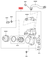 ELBOW LR006653 Compatible With RANGE ROVER EVOQUE Convertible (L538)  FREELANDER 2 (L359) | LR2 Tag No.158