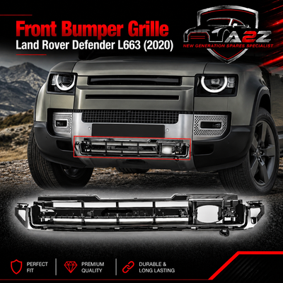 Front Bumper Grille LR132812 Compatible With Land Rover Defender L663 (2020)