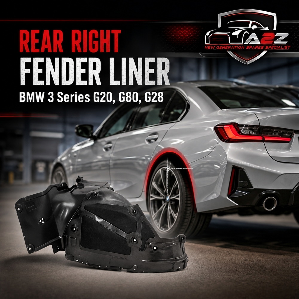 Rear Right Fender Liner 51717340928 Compatible With BMW 3 Series G20, G80, G28 Tag-FE-98