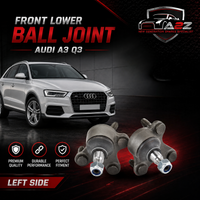 Front Lower Ball Joint Right 1K0407366E 1K0407366C & Left 1K0407365E 1K0407365C Set Compatible With AUDI A3 Q3 & SKODA OCTAVIA II (1Z3) | LAURA & SUPERB II (3T4)