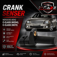 CRANK SENSER 6429050000/A6421530728 0041538728 2729050000 0041538728 Compatible With MERCEDES-BENZ C-CLASS (W204), E-CLASS (W211)