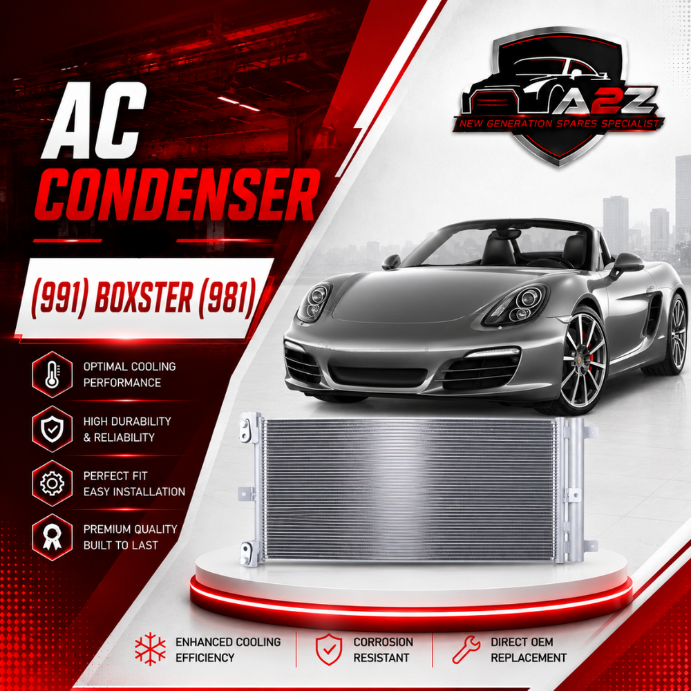 AC Condenser 99157311102 Compatible with PORSCHE 911 (991) 911 Convertible (991) BOXSTER (981)