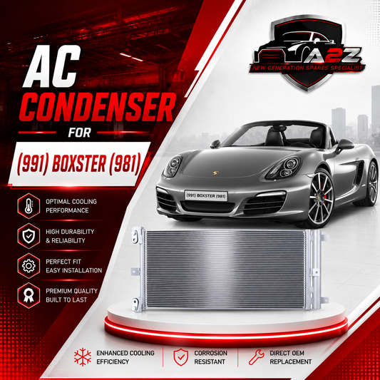 AC Condenser 99157311102 Compatible with PORSCHE 911 (991) 911 Convertible (991) BOXSTER (981)