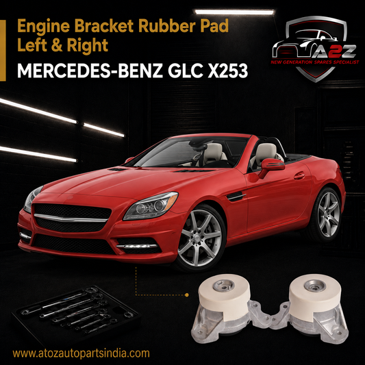 Engine Bracket Rubber Pad Left 2052405900 A2052405900 & Right 2052406000 A2052406000 Compatible With MERCEDES-BENZ GLC X253
