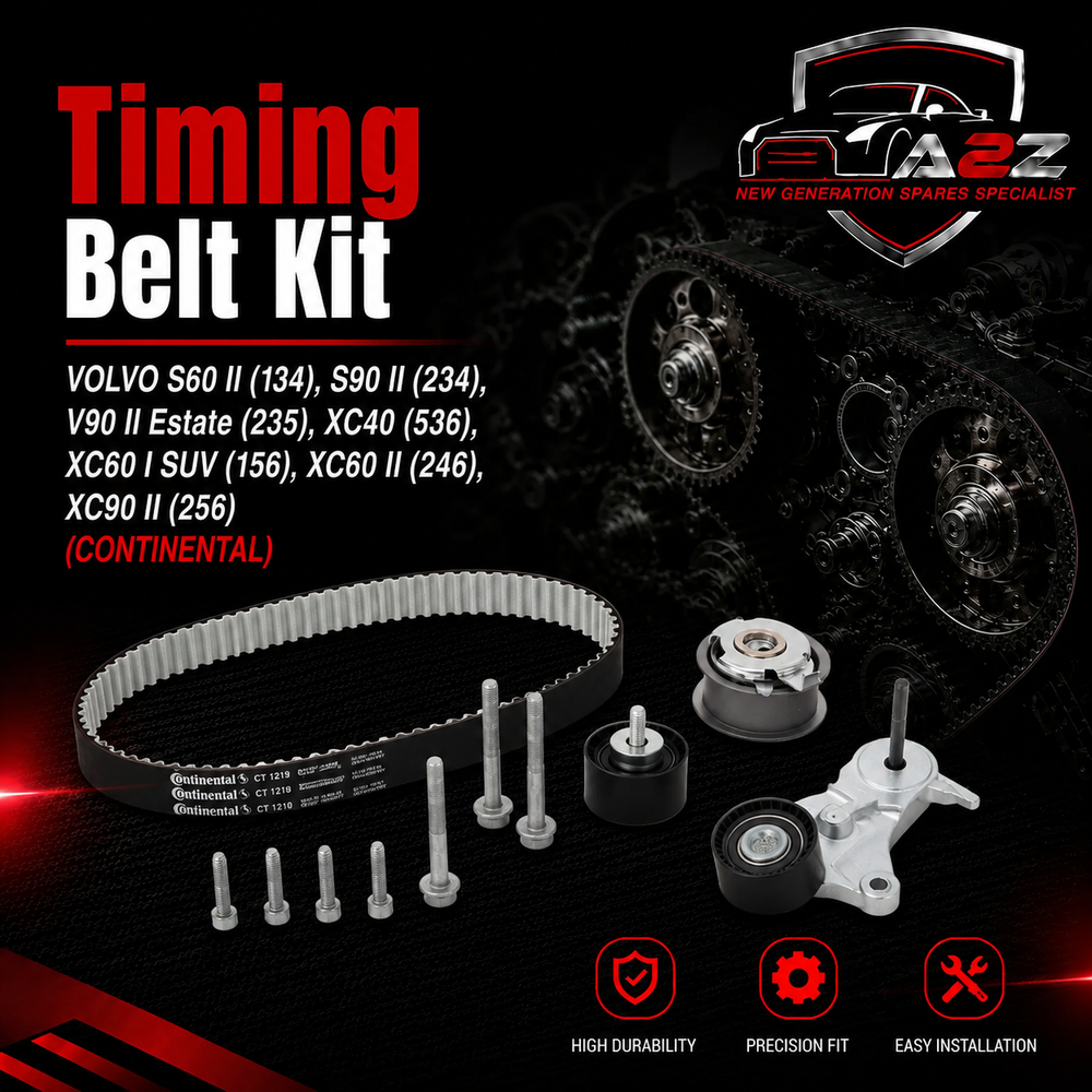Timing Belt Kit CT1216K2 31460881 Compatible With VOLVO S60 II (134), S90 II (234), V90 II Estate (235), XC40 (536), XC60 I SUV (156), XC60 II (246), XC90 II (256) (CONTINENTAL)