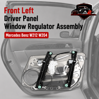 Front Left Driver Panel Window Regulator Assembly 2127201579ZC Compatible With Mercedes Benz W212 W204