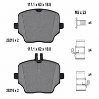 Rear Brake Pad 2621501 0004204202 P50162N Compatible With MERCEDES-BENZ GLE (V167)