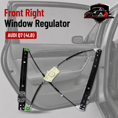 Front Right Power Window Regulator 4L0837462 Compatible with AUDI Q7 (4LB)