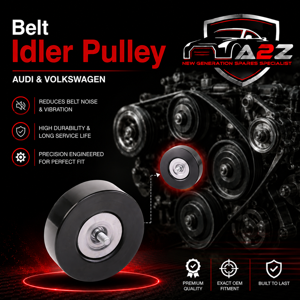 Belt Idler Pulley 06B903341B Compatible with AUDI & VOLKSWAGEN Tag no : 10