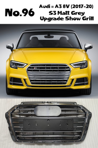 S3 Matt Grey Upgrade Show Grill Compatible With Audi A3(2017-20) Tag No.96