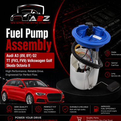 Fuel Pump Assembly 5Q0919051M 5Q0919051BF 5WA919051A Compatible With Audi A3 (8V, 8Y) Q2 TT (FV3, FV9) Volkswagen Golf Skoda Octavia II