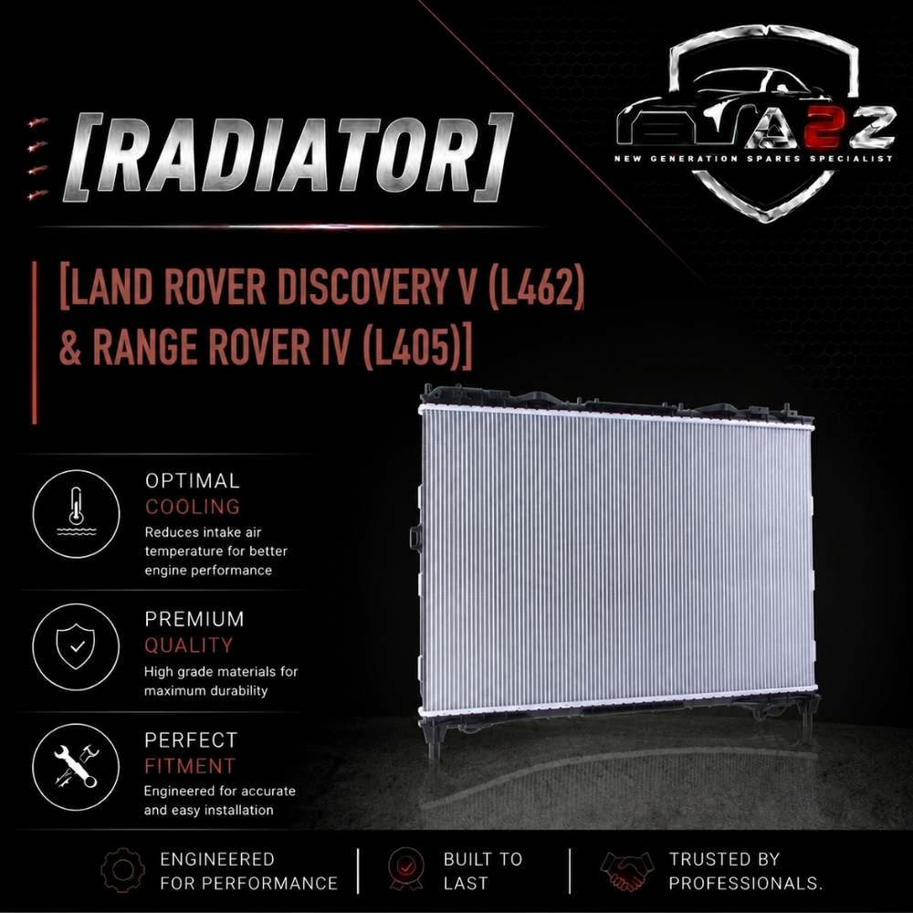 Radiator FPLA8005AB FPLA8005AC LR062425 LR162114 Compatible with LAND ROVER DISCOVERY V (L462) & RANGE ROVER IV (L405)