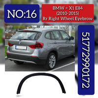 Rear Right Wheel Arch (EYEBROW) 51772990172 Compatible With BMW X1 E84-2013-2014 Tag-EY-16