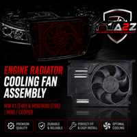 Engine Radiator Cooling Fan Assembly 17427617610 Compatible With MW X1 (F48) & MINI MINI (F56) | MINI / COOPER