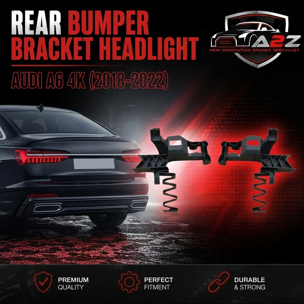 Rear Bumper Bracket Headlight Left 4KD805607 Right 4KD805608 Compatible With Audi A6 4K(2018-2022) No:- 78