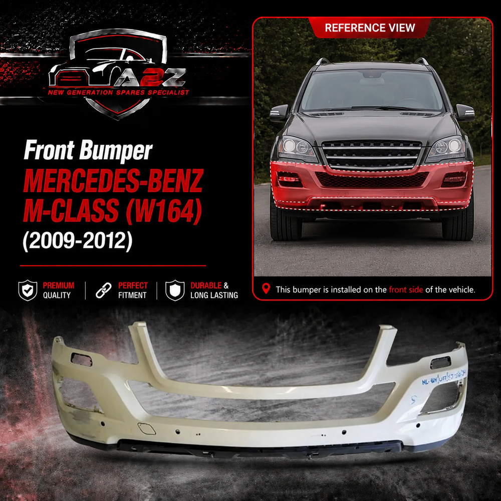 Front Bumper A1648803340 1648803340 Compatible With MERCEDES-BENZ M-CLASS (W164) 2009-2012 No:- 341