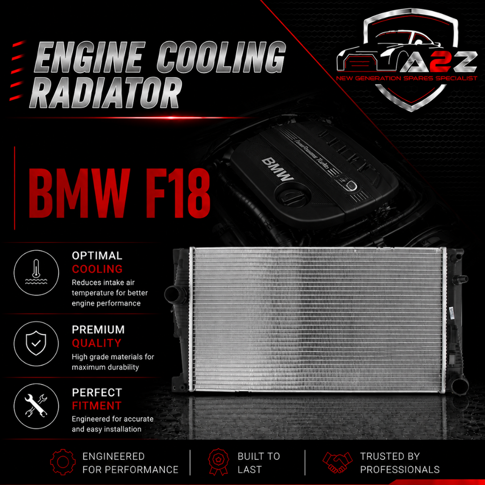 Engine Coolant Radiator 17117626558 Compatible With BMW F18