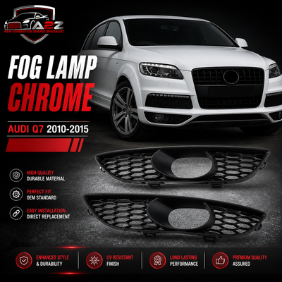 Fog Lamp Cover Compatible With AUDI Q7 2010-2015 Fog Lamp Cover Left 4L0807675 & Right 4L0807676 Tag-FC-114