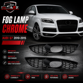 Fog Lamp Cover Compatible With AUDI Q7 2010-2015 Fog Lamp Cover Left 4L0807675 & Right 4L0807676 Tag-FC-114