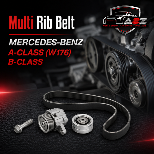Multi Rib Belt 5PK1745 A0029934896 0019937796 0019936996 Compatible With MERCEDES-BENZ A-CLASS (W176) B-CLASS Sports Tourer (W246, W242) CLA Coupe (C117) GLA-CLASS (X156) (CONTINENTAL)