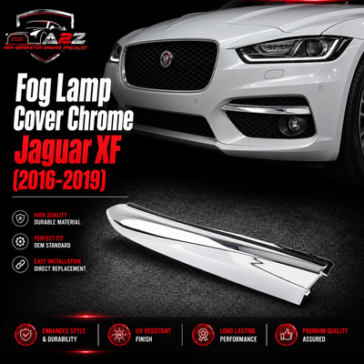Fog Lamp Cover Chrome Left T2H11145 & Right T2H11143 Compatible With Jaguar XF (2016-2019) Tag No.626