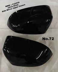Side Mirror Upper Covers Right & Left Compatible With BMW X5 F15, X3 F25 Tag No.72