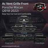 Ac Vent Grille Front Left 95B819701H & Right 95B819702H & Center 95B819110D & Rear 95B819203H Compatible With Porsche Macan (2018-2022)