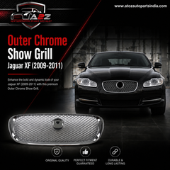 Outer Chrome Show Grill C2Z148921 Compatible With Jaguar XF (2009-2011) Tag No.2