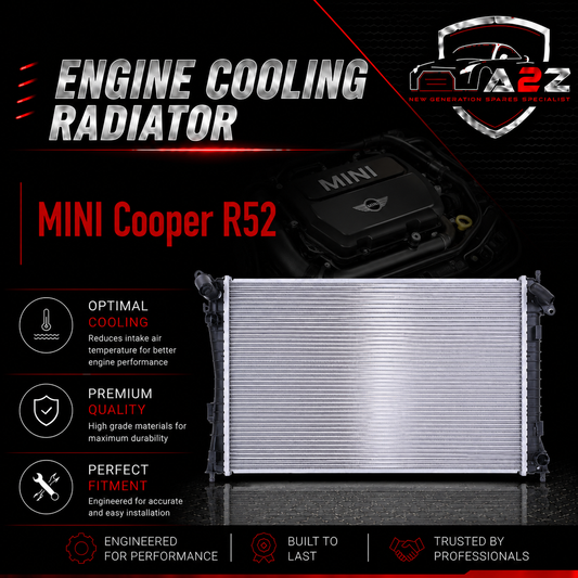 Engine Cooling Radiato 17117541091 Compatible With MINI Cooper R52
