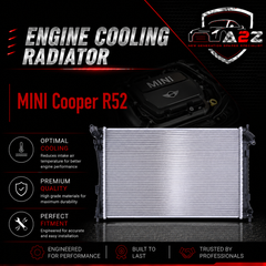 Engine Cooling Radiato 17117541091 Compatible With MINI Cooper R52