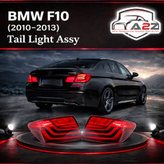 Tail Light Rear Lamp Compatible With BMW 5 Series F10 (2010-2013) Tail Light Rear Lamp Left 63217203229 & Right 63217203230 Tag-TLB-56