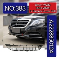 Front Bumper Lower Grill 2228850124 Compatable With Mercedes Benz W222 (2014-2020) TAG NO.383